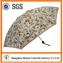 Latest Design EVA Material 5 fold umbrella with case and logo